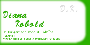 diana kobold business card